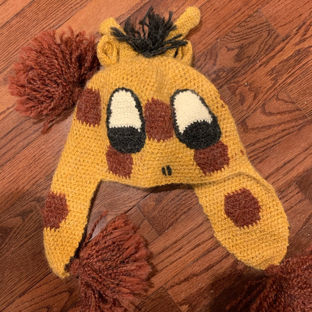 Wool Giraffe Hat